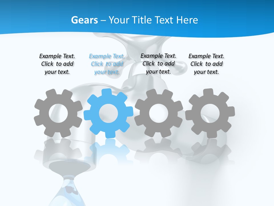 Raindrop Pipe Shiny PowerPoint Template