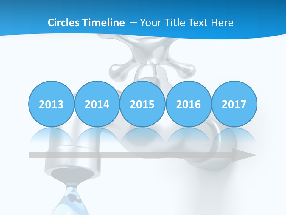 Raindrop Pipe Shiny PowerPoint Template