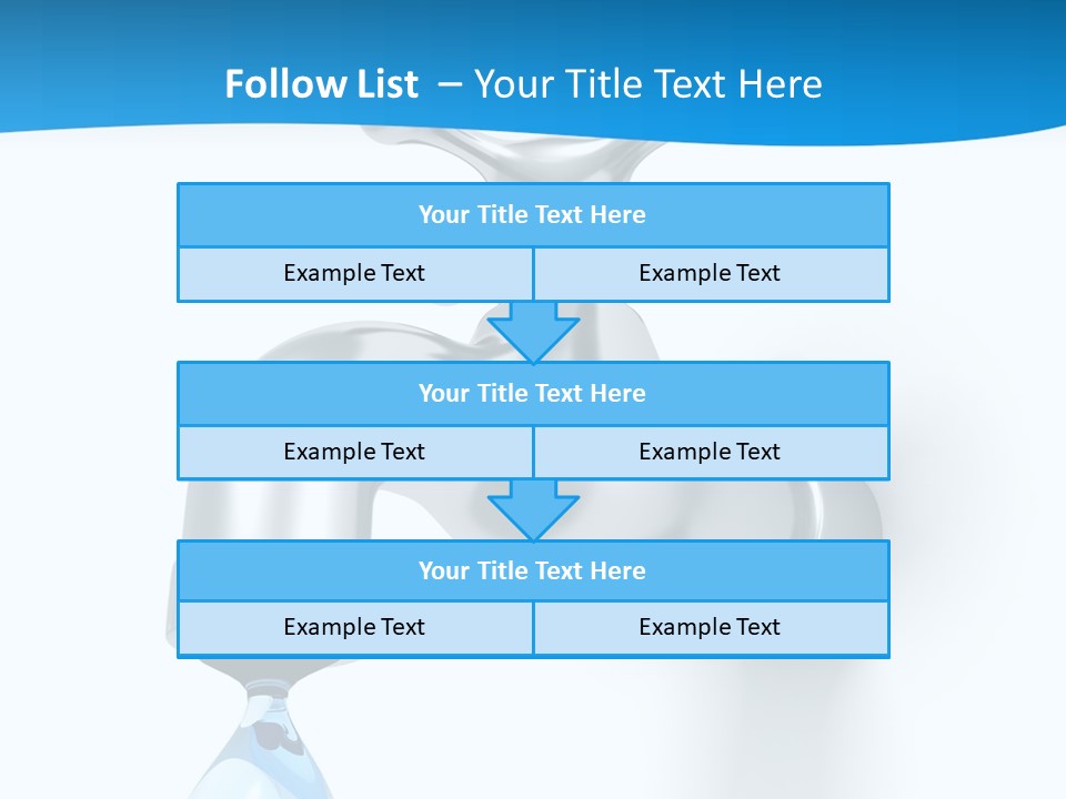Raindrop Pipe Shiny PowerPoint Template