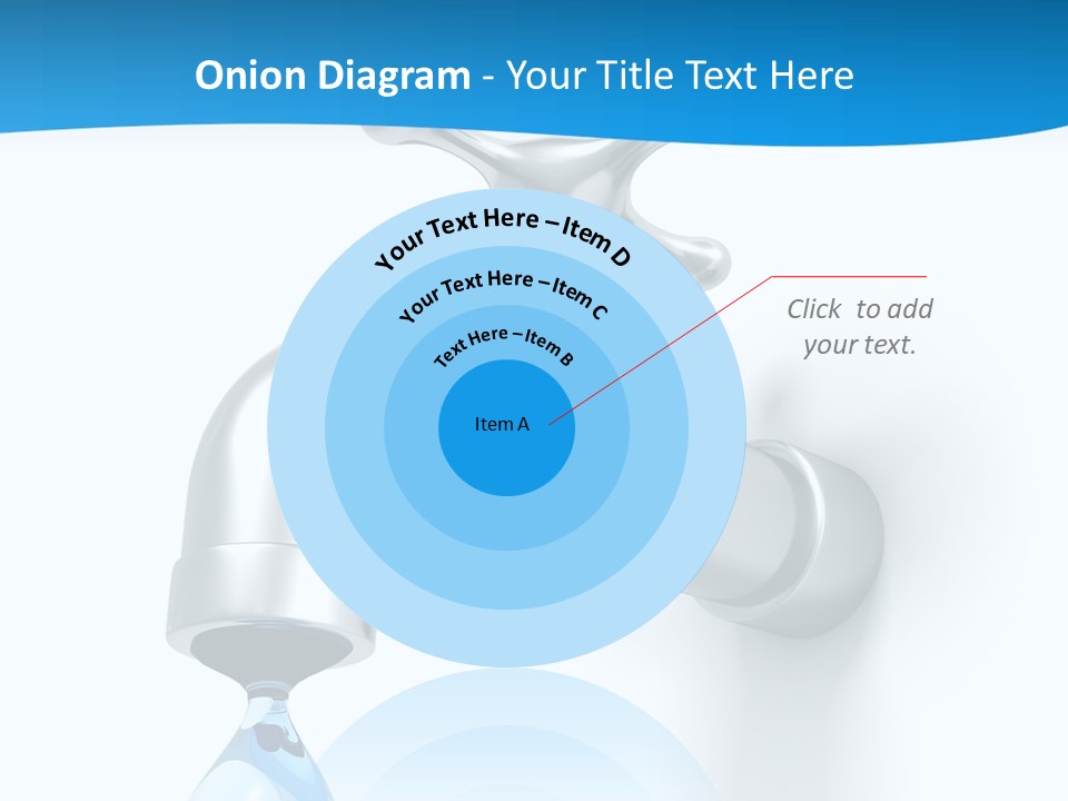 Raindrop Pipe Shiny PowerPoint Template