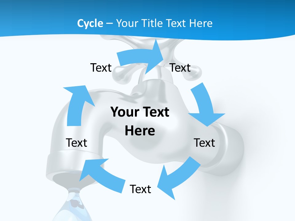 Raindrop Pipe Shiny PowerPoint Template