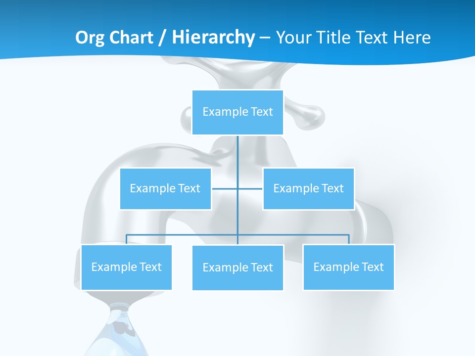 Raindrop Pipe Shiny PowerPoint Template