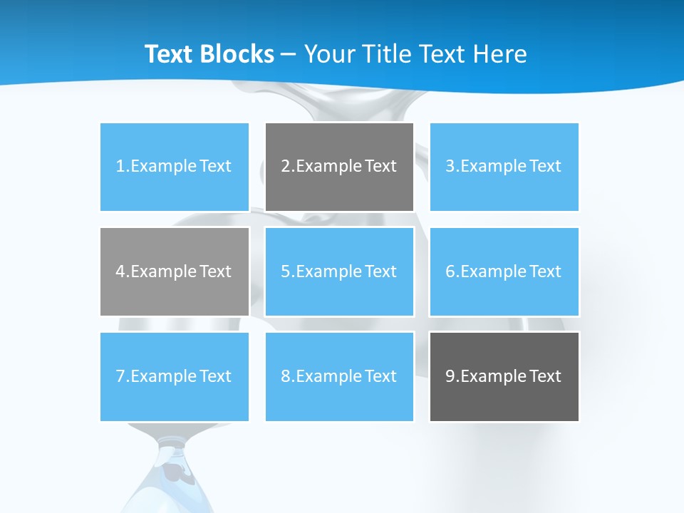 Raindrop Pipe Shiny PowerPoint Template