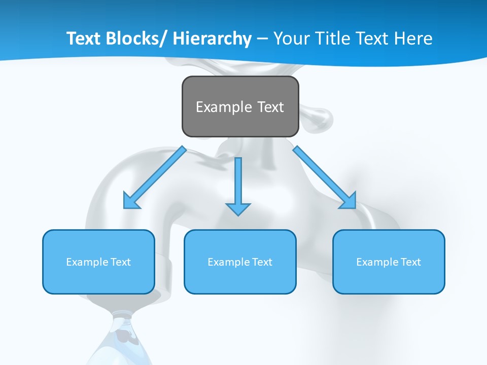 Raindrop Pipe Shiny PowerPoint Template