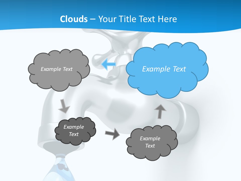 Raindrop Pipe Shiny PowerPoint Template