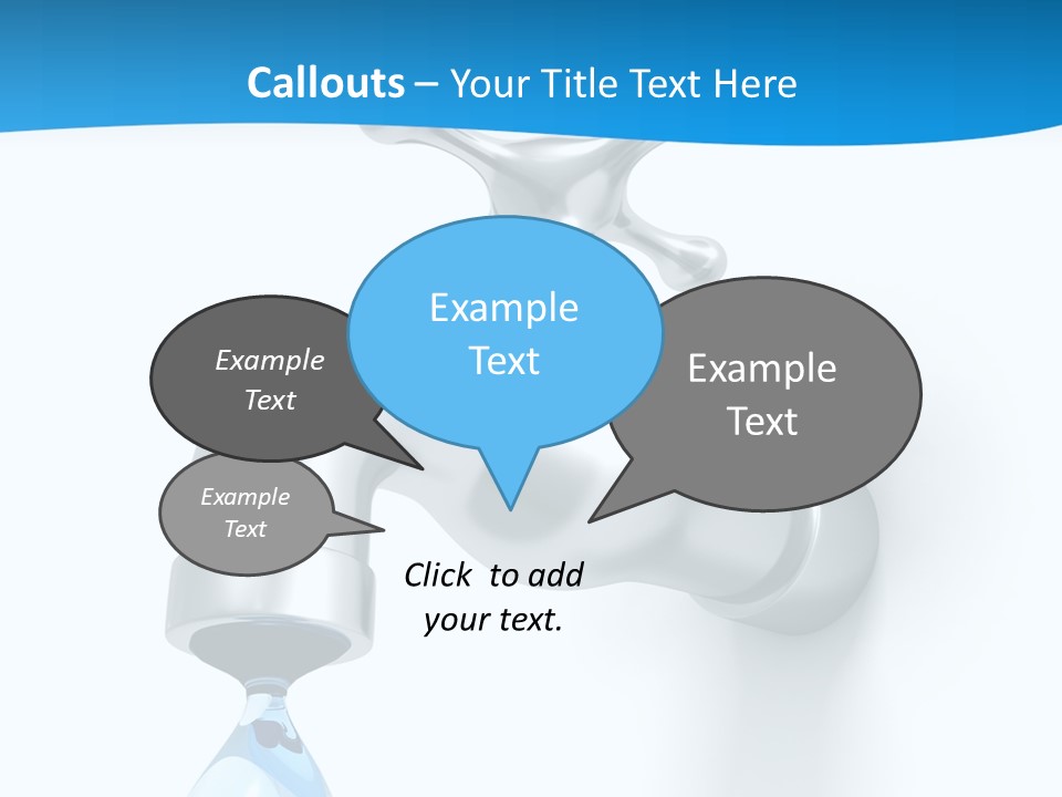 Raindrop Pipe Shiny PowerPoint Template