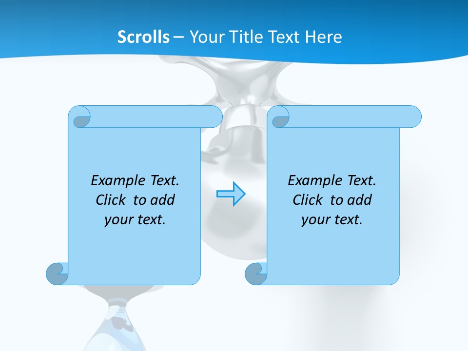 Raindrop Pipe Shiny PowerPoint Template