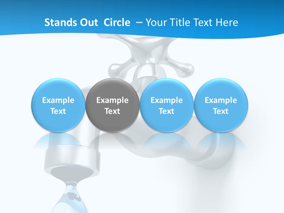 Raindrop Pipe Shiny PowerPoint Template