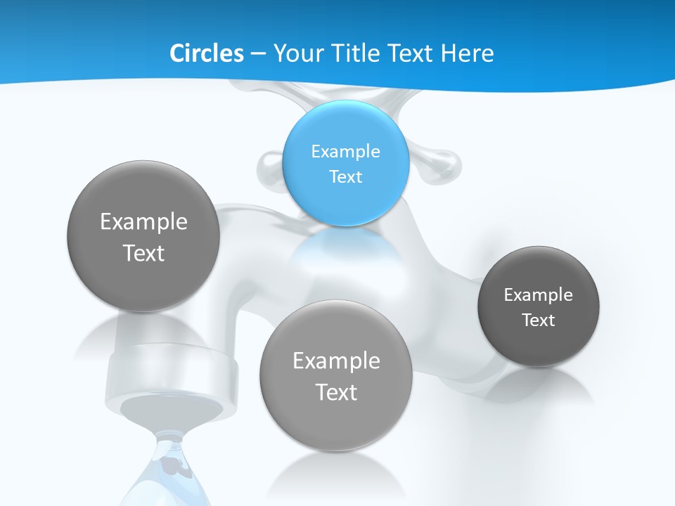 Raindrop Pipe Shiny PowerPoint Template