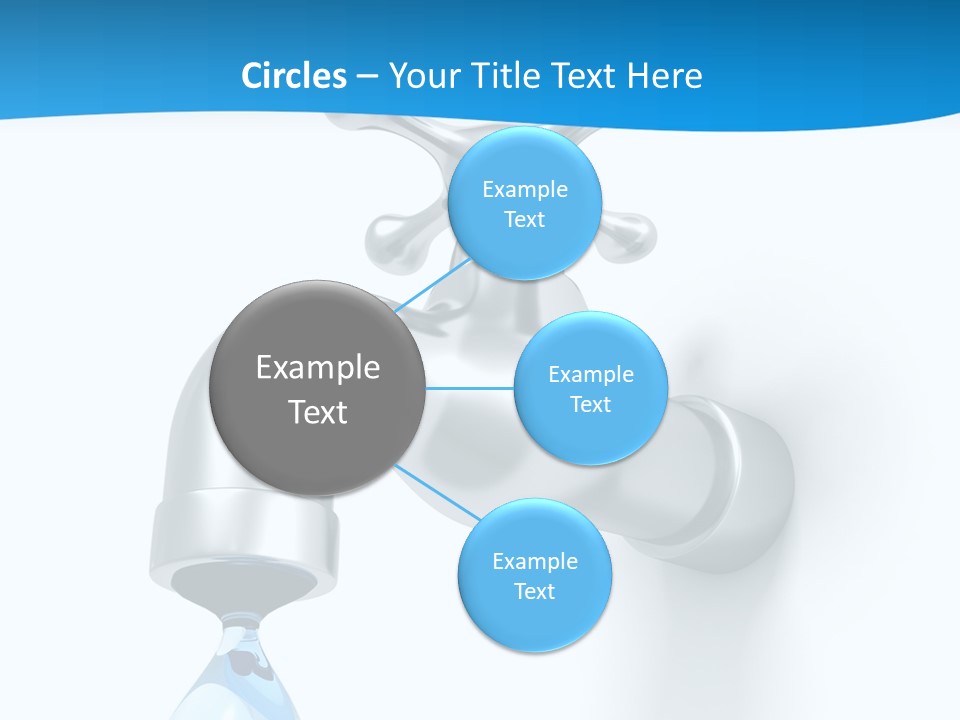 Raindrop Pipe Shiny PowerPoint Template