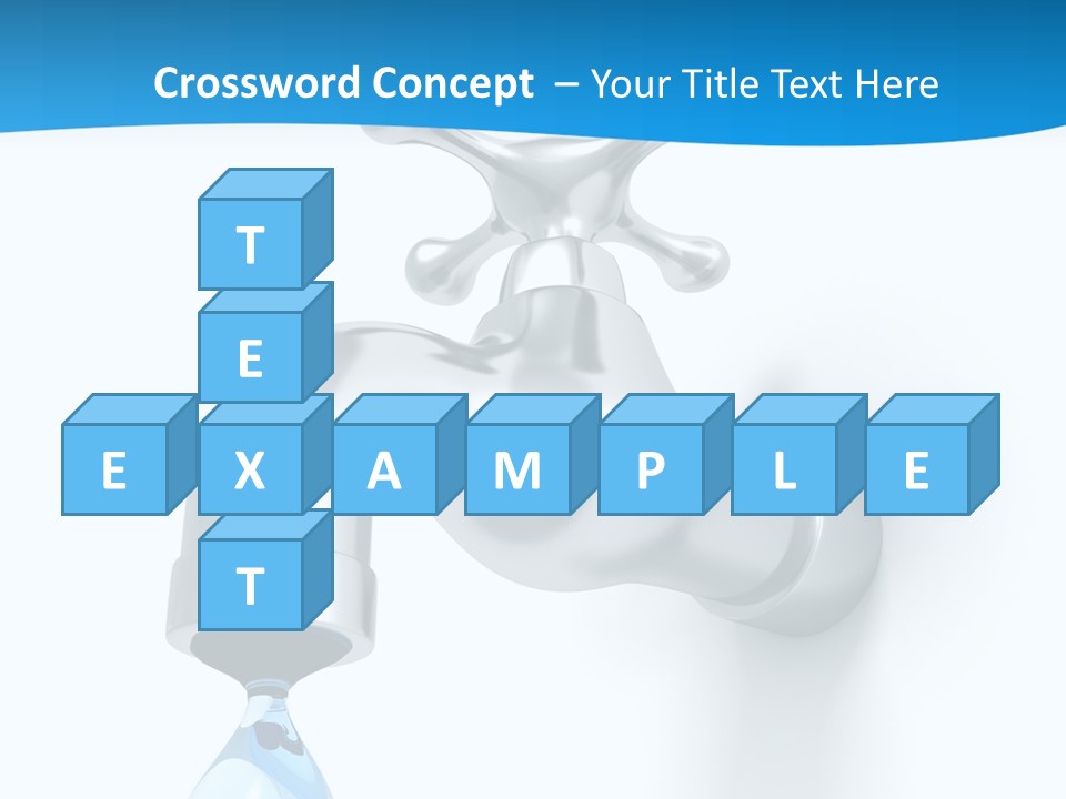 Raindrop Pipe Shiny PowerPoint Template