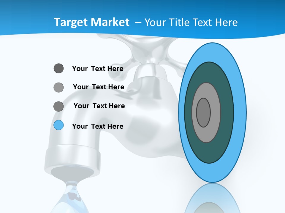 Raindrop Pipe Shiny PowerPoint Template