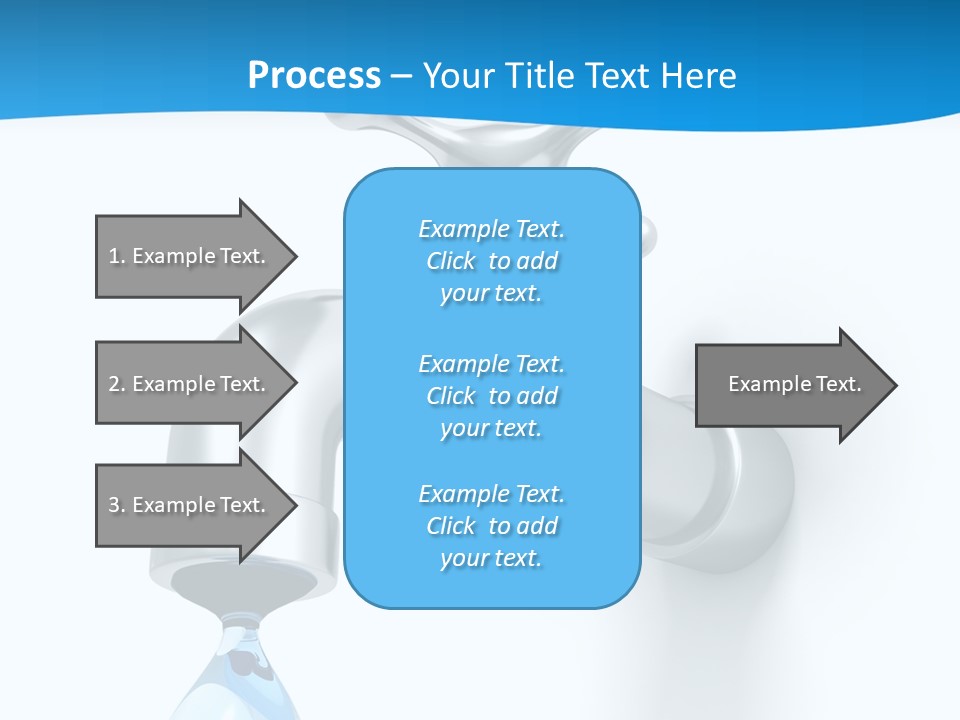Raindrop Pipe Shiny PowerPoint Template