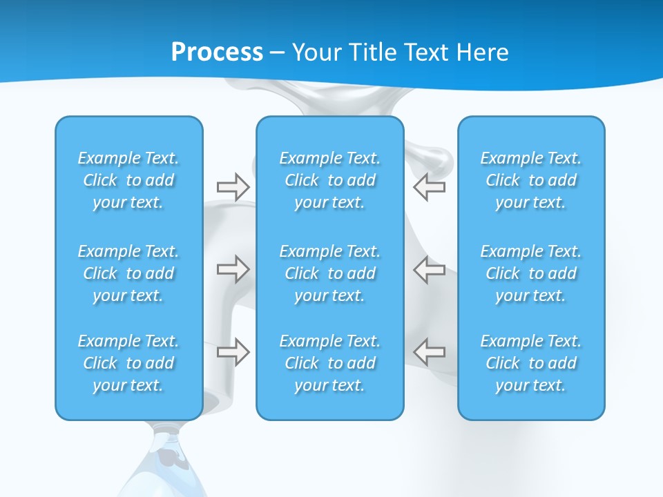 Raindrop Pipe Shiny PowerPoint Template