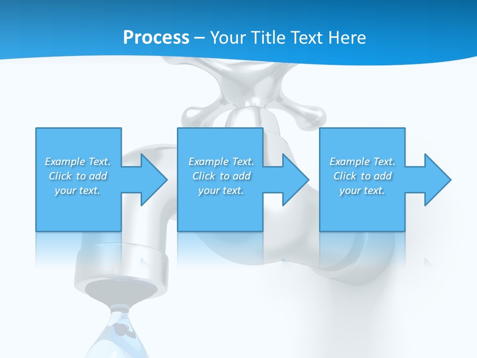 Raindrop Pipe Shiny PowerPoint Template