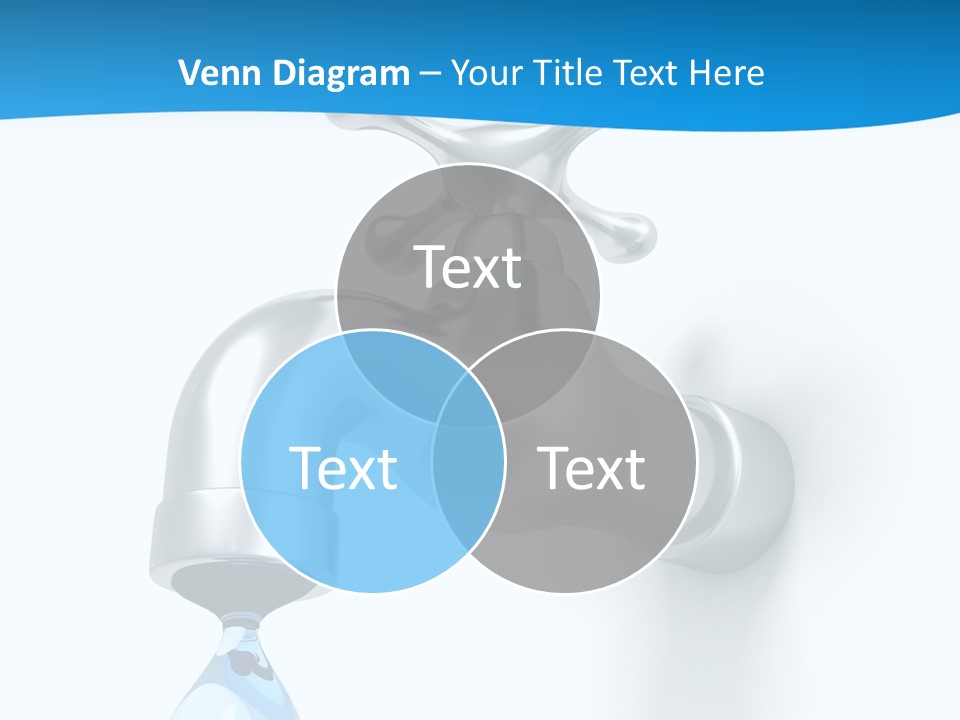 Raindrop Pipe Shiny PowerPoint Template