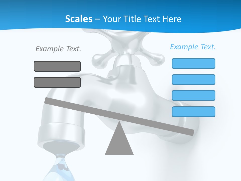 Raindrop Pipe Shiny PowerPoint Template
