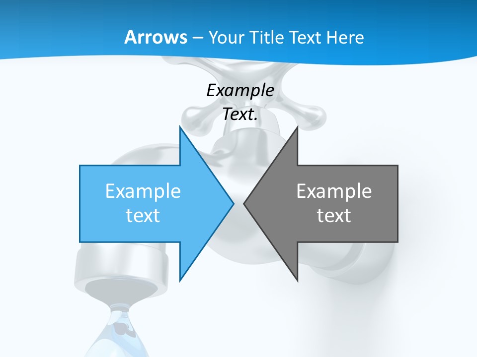 Raindrop Pipe Shiny PowerPoint Template
