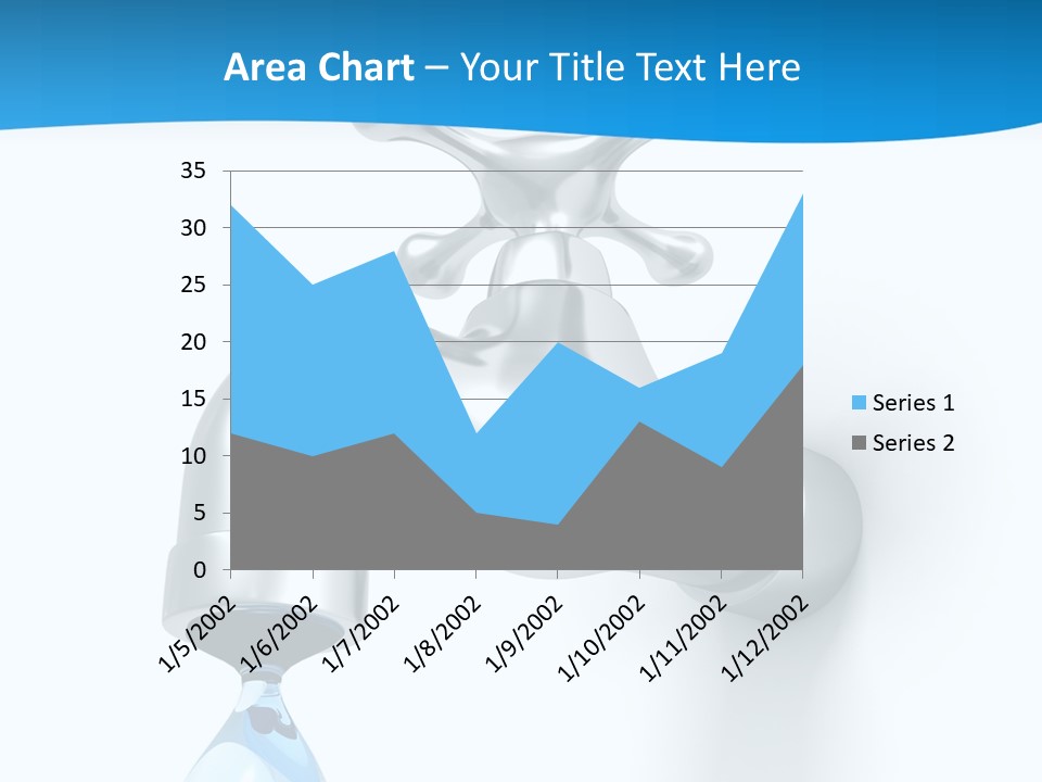 Raindrop Pipe Shiny PowerPoint Template
