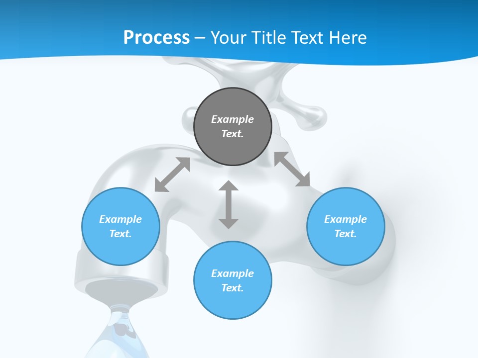 Raindrop Pipe Shiny PowerPoint Template