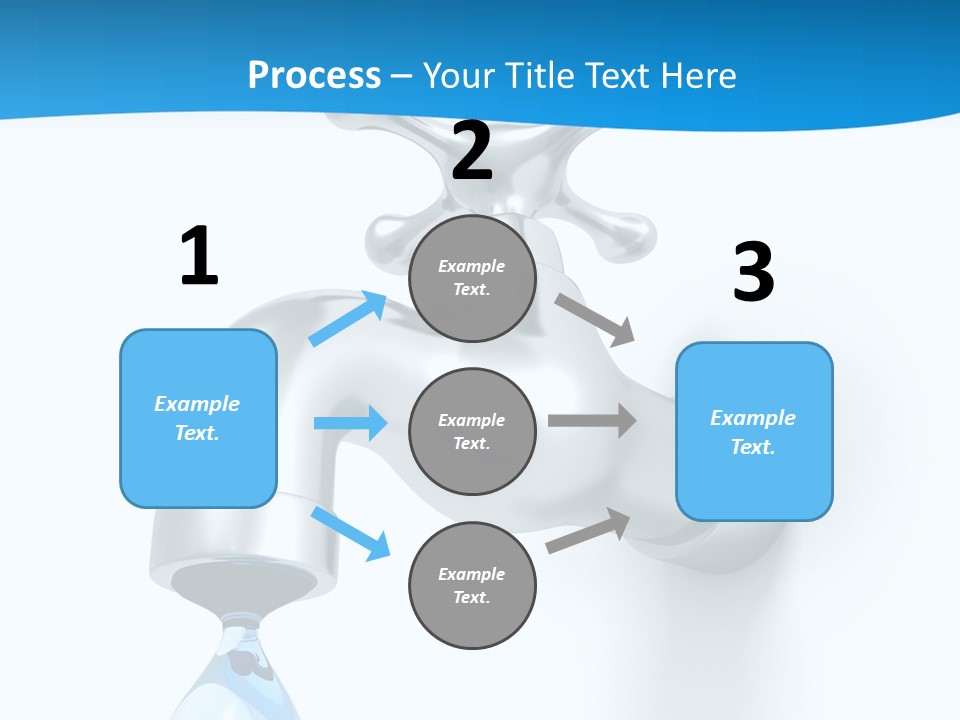 Raindrop Pipe Shiny PowerPoint Template