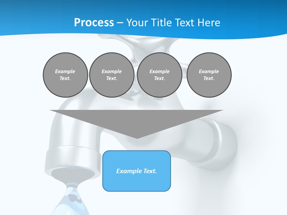 Raindrop Pipe Shiny PowerPoint Template