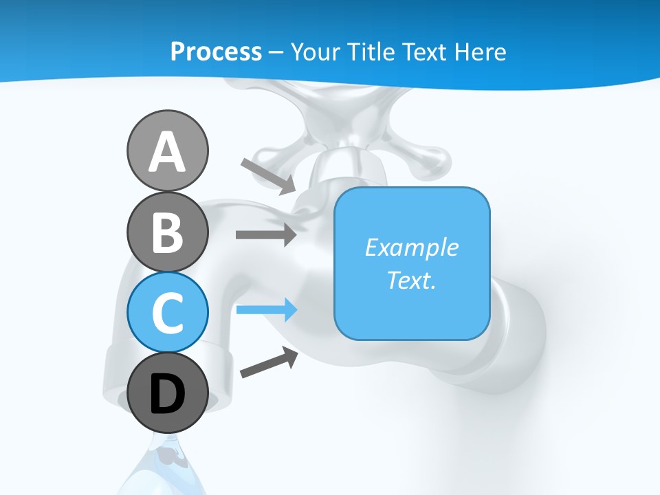 Raindrop Pipe Shiny PowerPoint Template