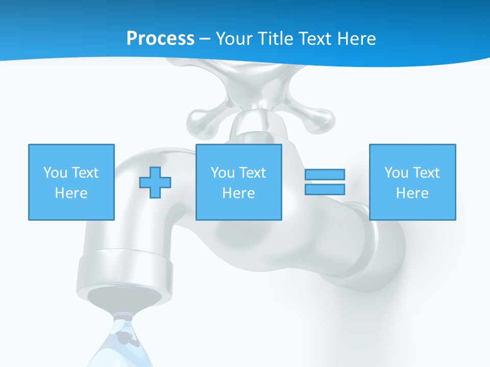 Raindrop Pipe Shiny PowerPoint Template