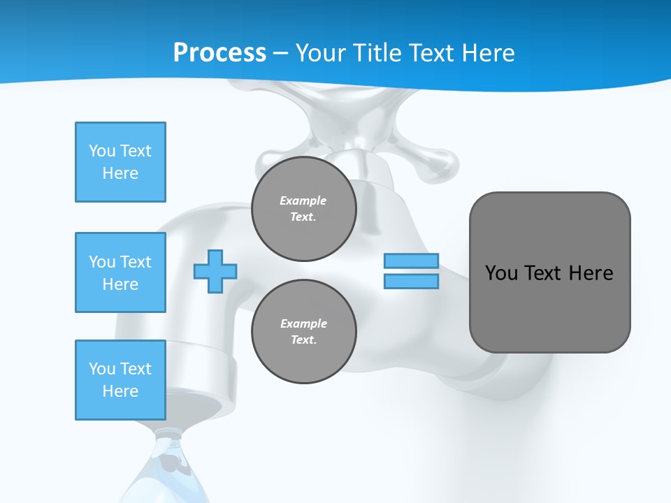Raindrop Pipe Shiny PowerPoint Template