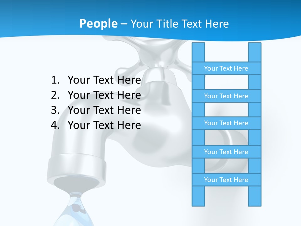 Raindrop Pipe Shiny PowerPoint Template