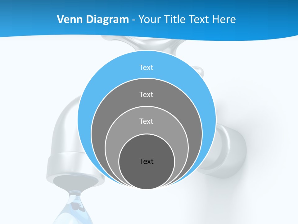 Raindrop Pipe Shiny PowerPoint Template