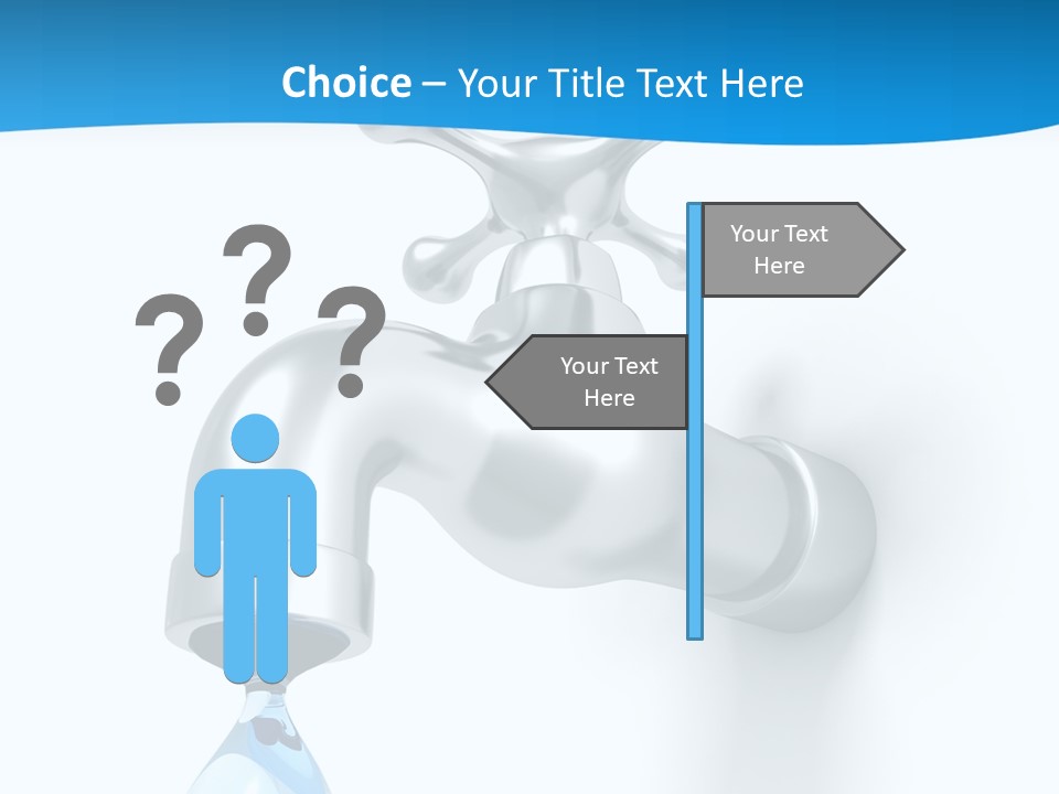 Raindrop Pipe Shiny PowerPoint Template