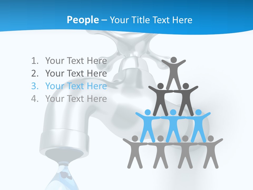 Raindrop Pipe Shiny PowerPoint Template