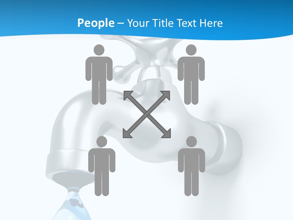 Raindrop Pipe Shiny PowerPoint Template