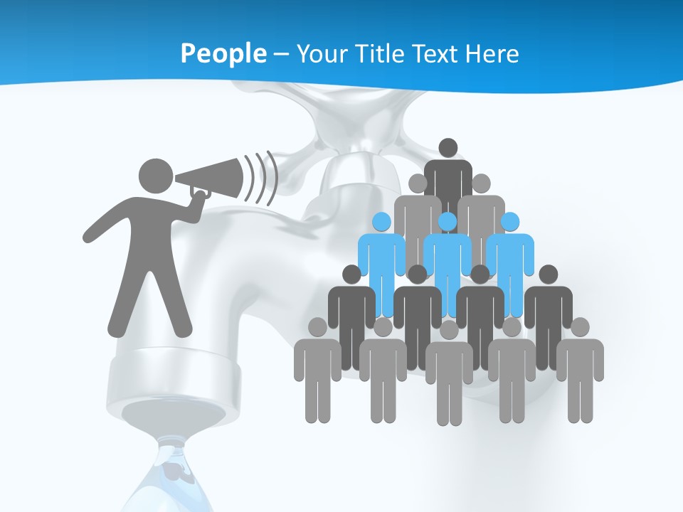 Raindrop Pipe Shiny PowerPoint Template