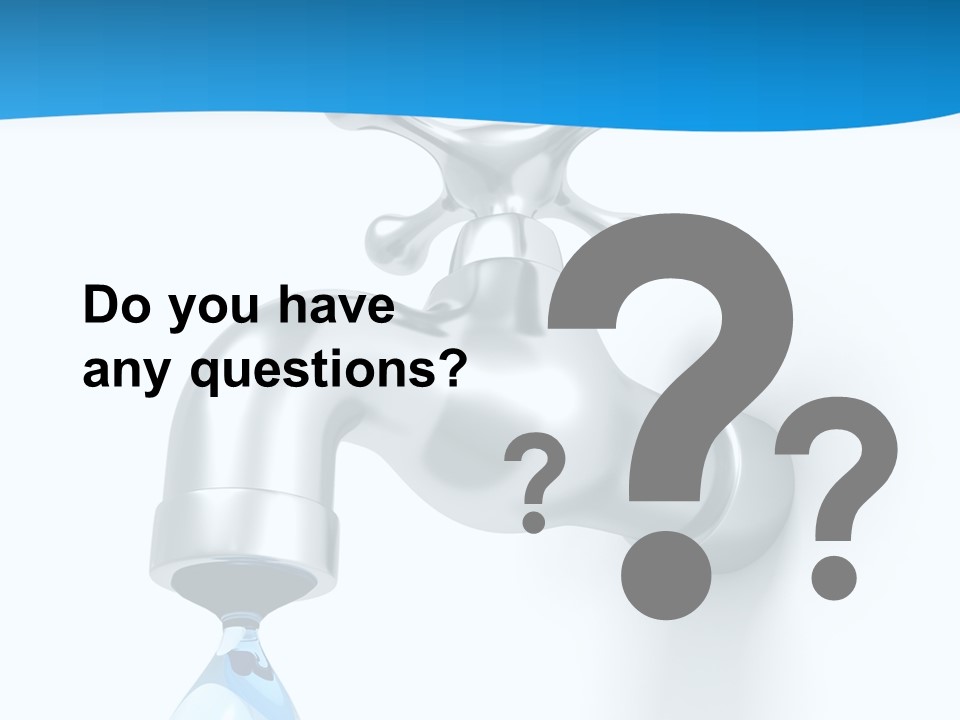 Raindrop Pipe Shiny PowerPoint Template