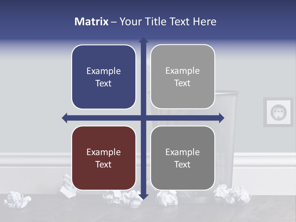 Sparse Writing Paperwork PowerPoint Template