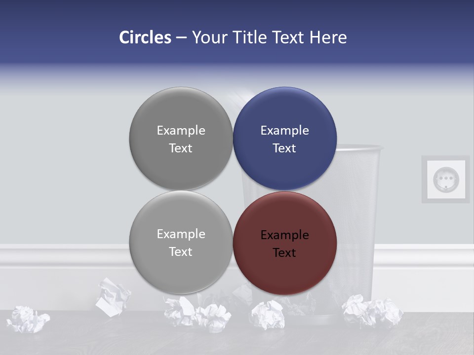 Sparse Writing Paperwork PowerPoint Template