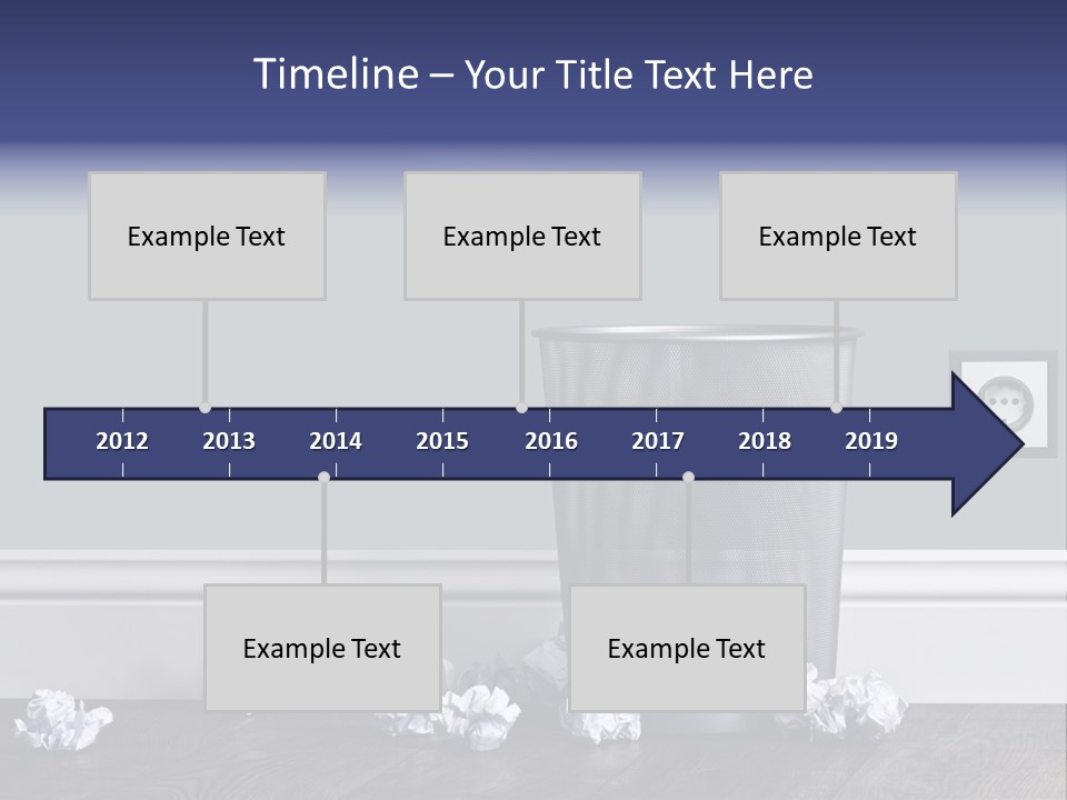 Sparse Writing Paperwork PowerPoint Template