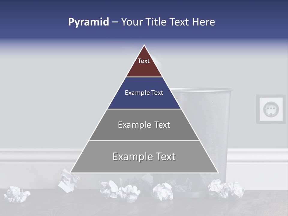 Sparse Writing Paperwork PowerPoint Template