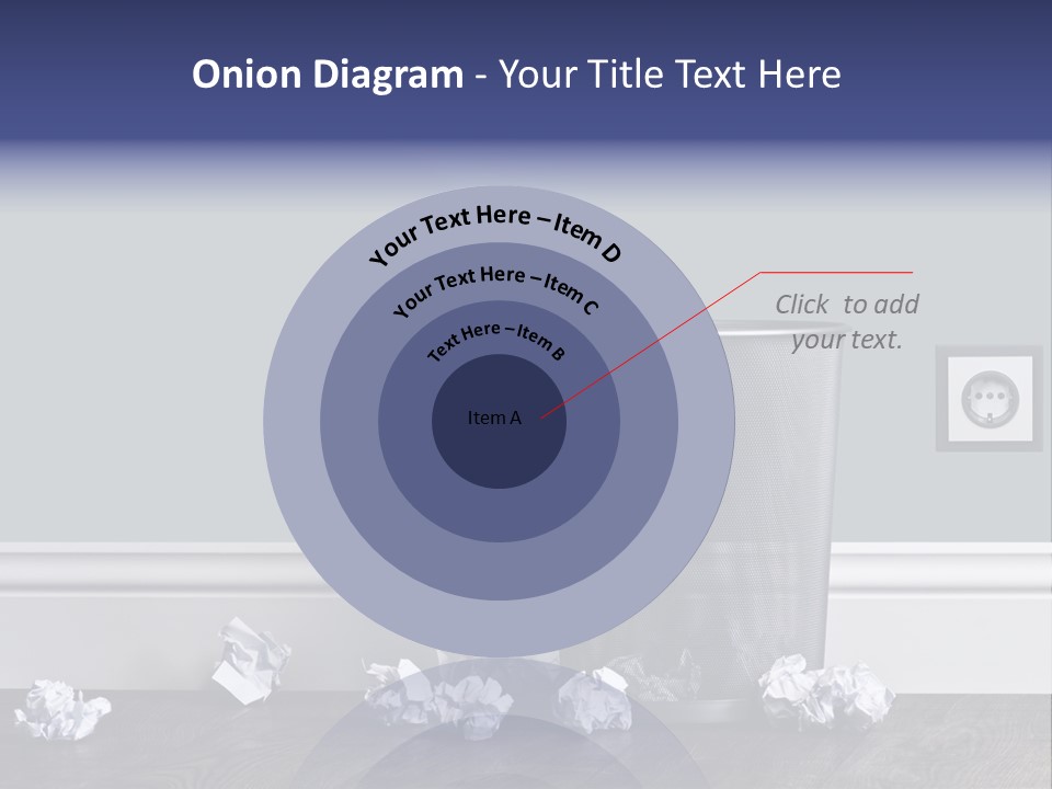 Sparse Writing Paperwork PowerPoint Template