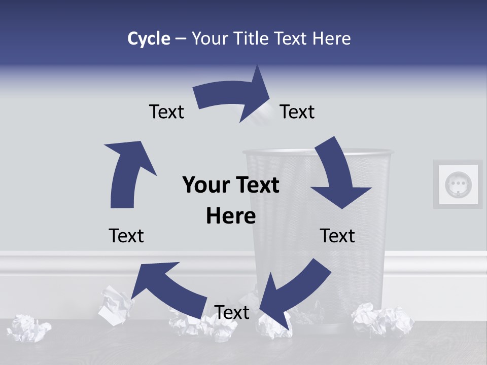 Sparse Writing Paperwork PowerPoint Template