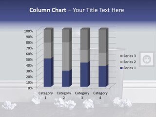 Sparse Writing Paperwork PowerPoint Template