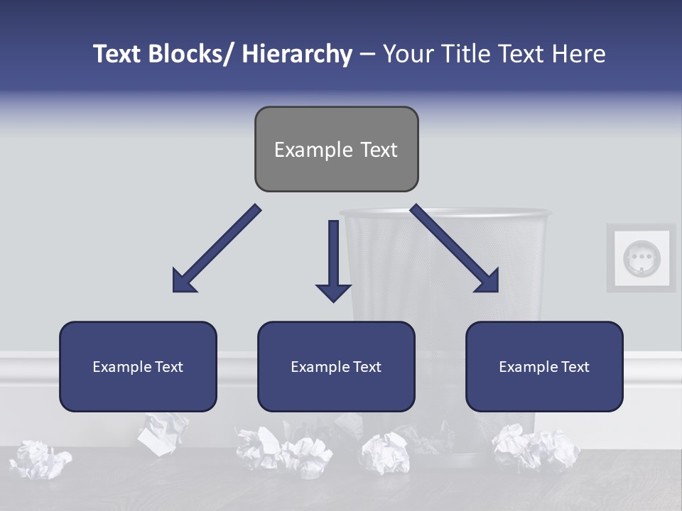 Sparse Writing Paperwork PowerPoint Template