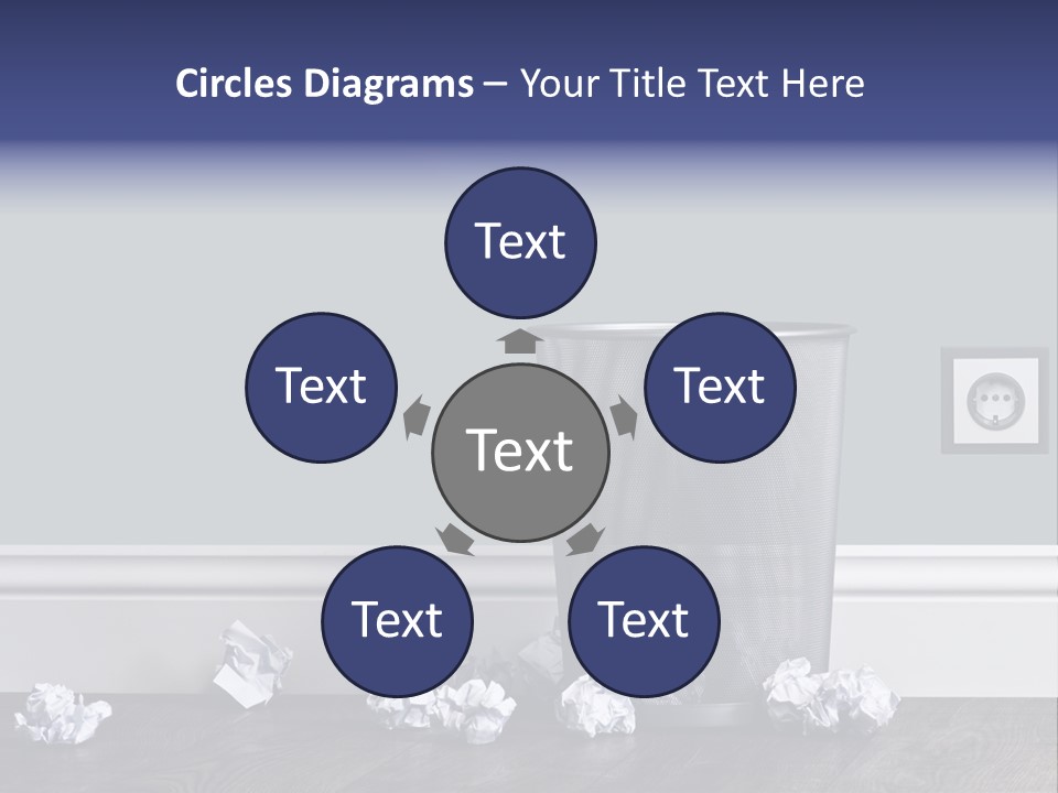 Sparse Writing Paperwork PowerPoint Template