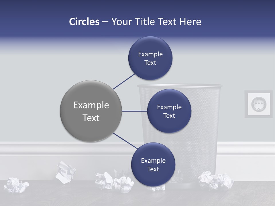 Sparse Writing Paperwork PowerPoint Template