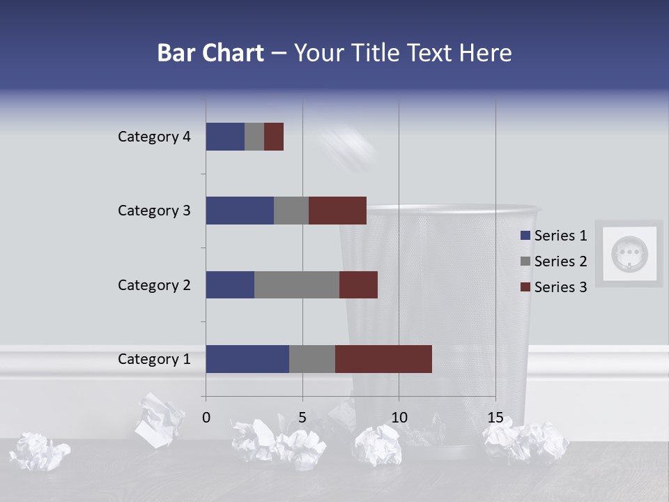Sparse Writing Paperwork PowerPoint Template