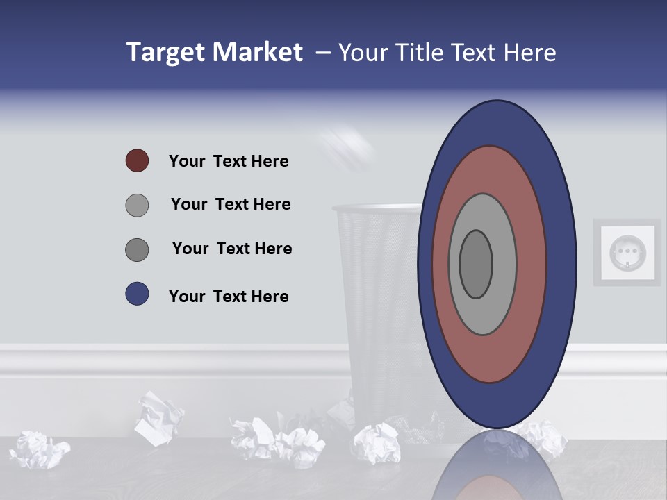 Sparse Writing Paperwork PowerPoint Template