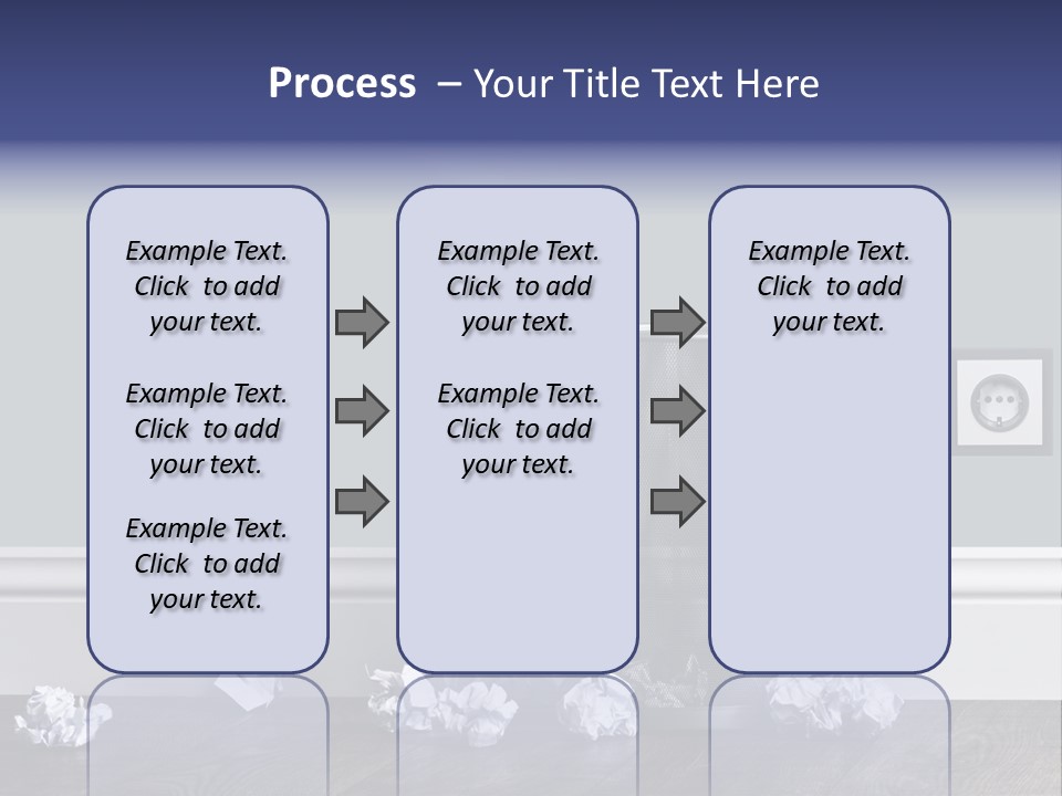 Sparse Writing Paperwork PowerPoint Template