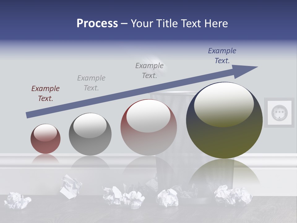 Sparse Writing Paperwork PowerPoint Template